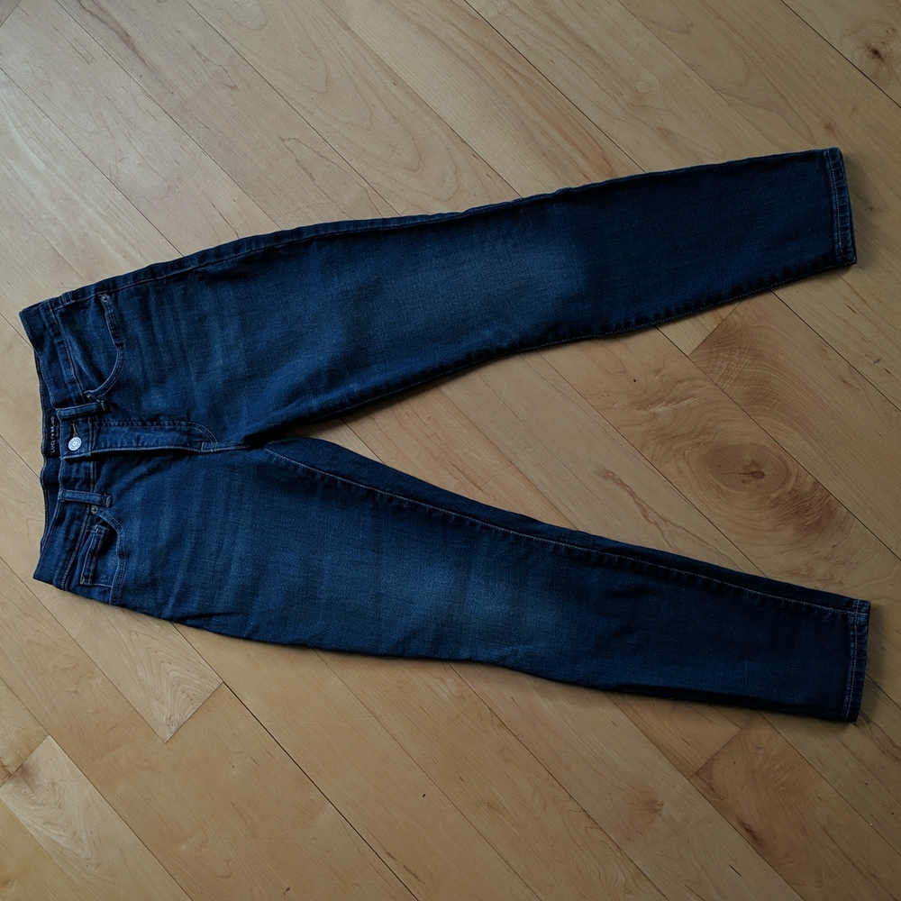EUC Lucky Brand Bridgette Skinny Ankle Darkwash Jeans Sz 2 / 26